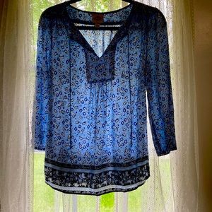 Blue size S blouse